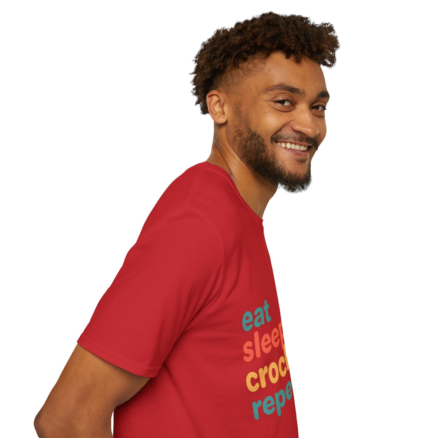 Eat Sleep Crochet Repeat T‑Shirt