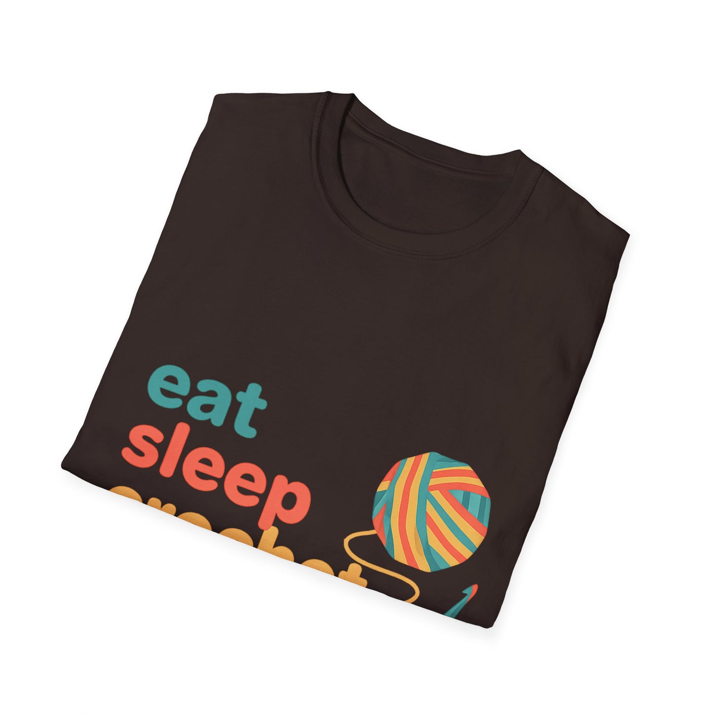 Eat Sleep Crochet Repeat T‑Shirt