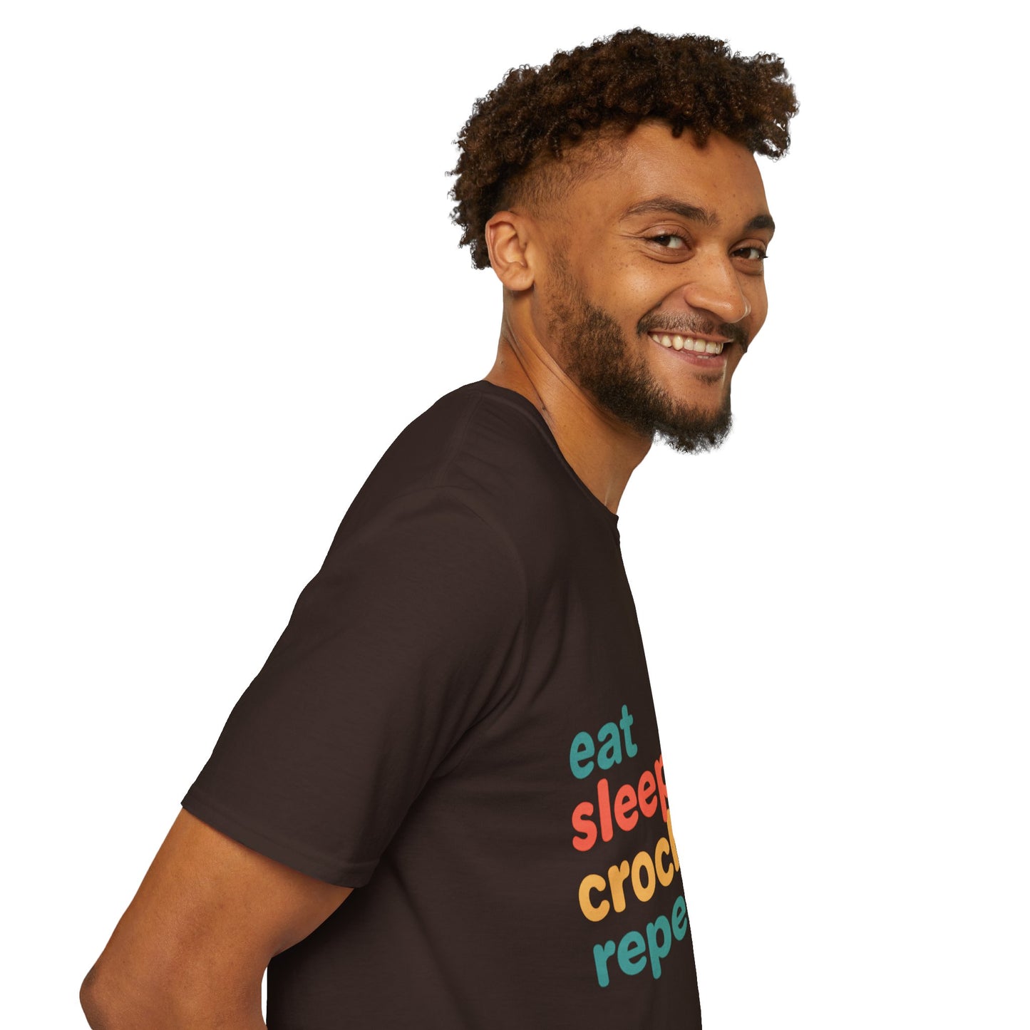 Eat Sleep Crochet Repeat T‑Shirt