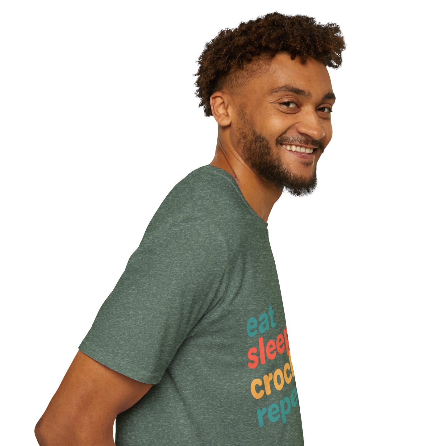 Eat Sleep Crochet Repeat T‑Shirt