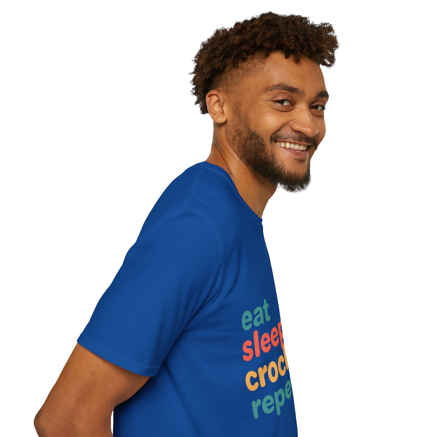Eat Sleep Crochet Repeat T‑Shirt