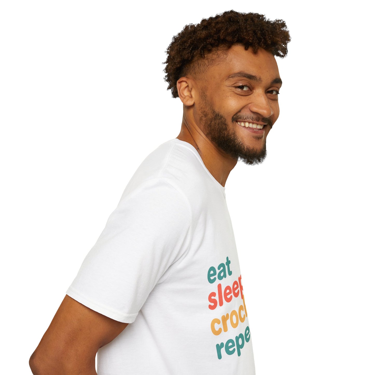 Eat Sleep Crochet Repeat T‑Shirt