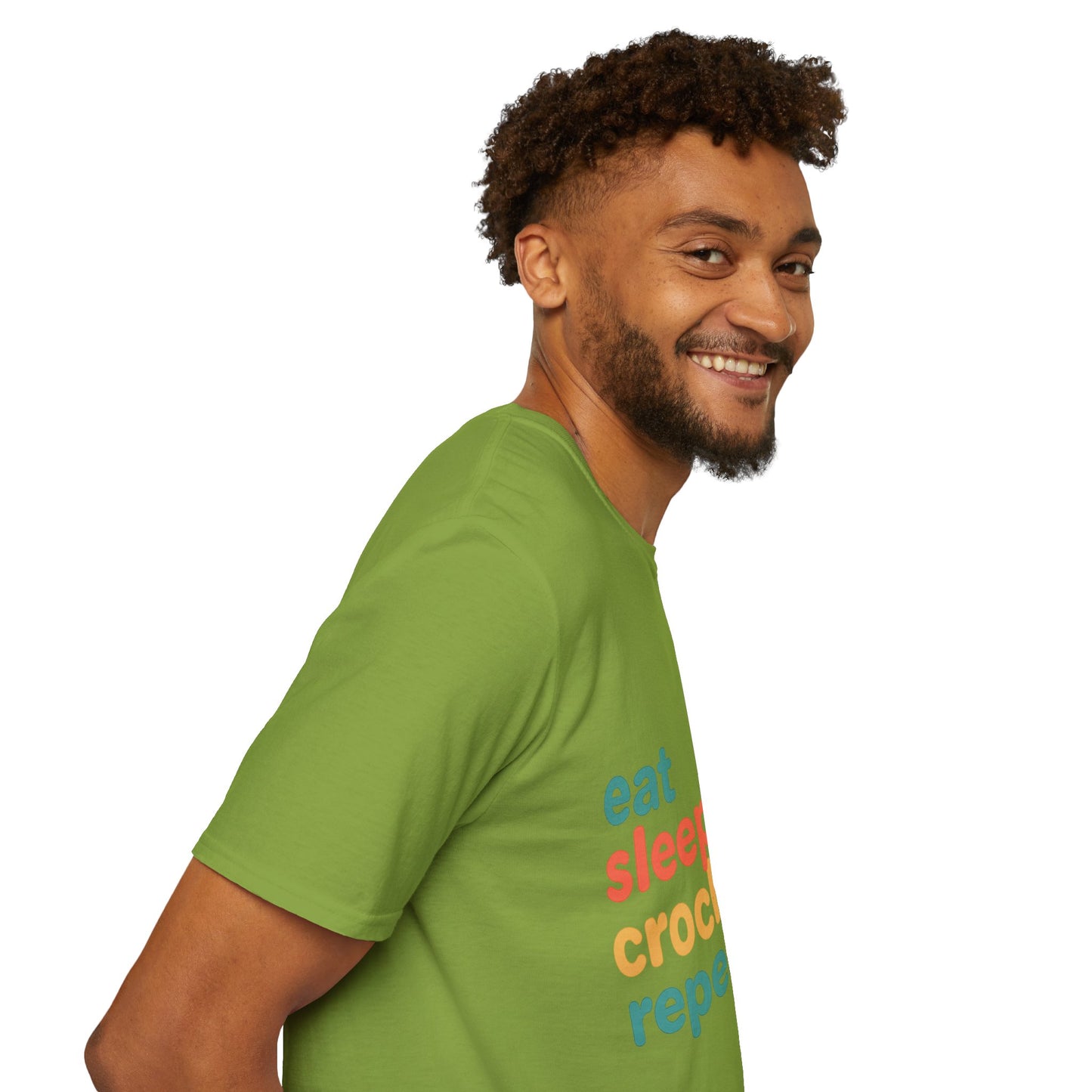 Eat Sleep Crochet Repeat T‑Shirt