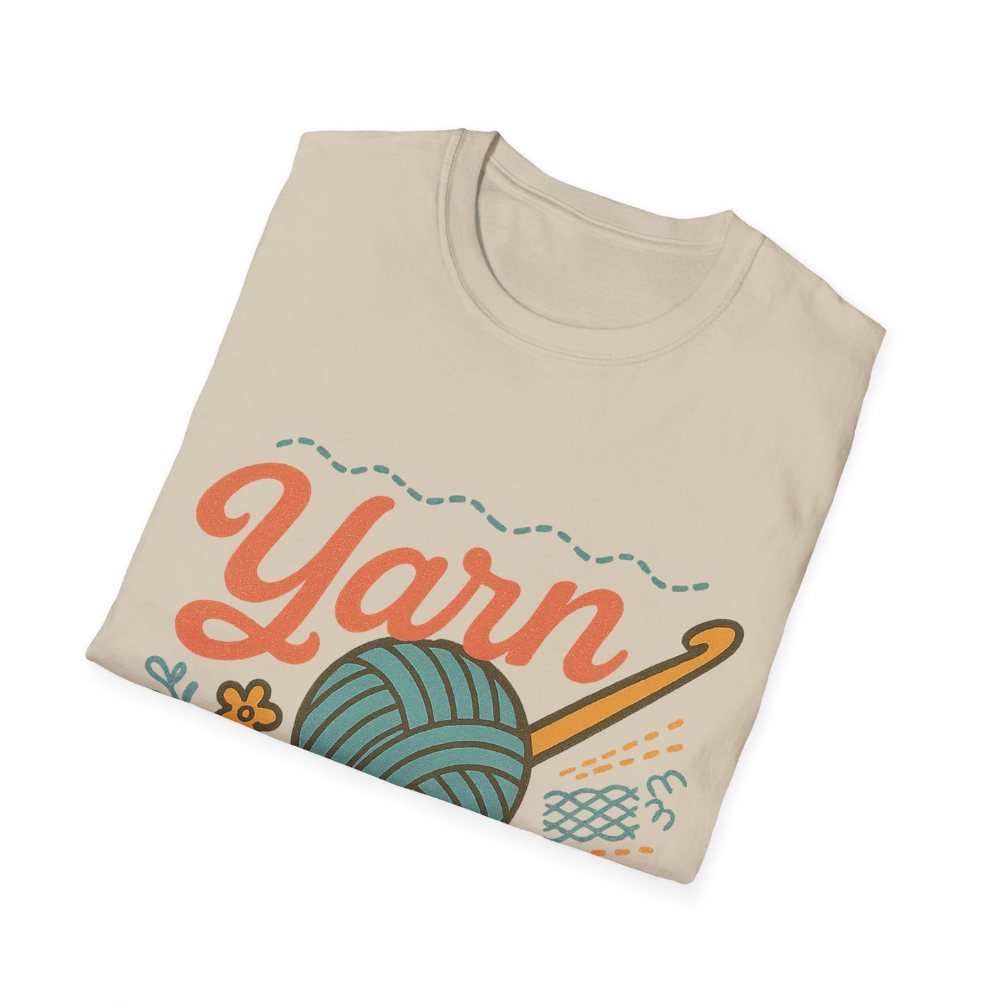 Copy of Crafty Love Unisex T-Shirt | Knitting Gift | Cozy Apparel | Yarn Lover Tee | Handmade Vibes | Perfect for Crafters and Creatives