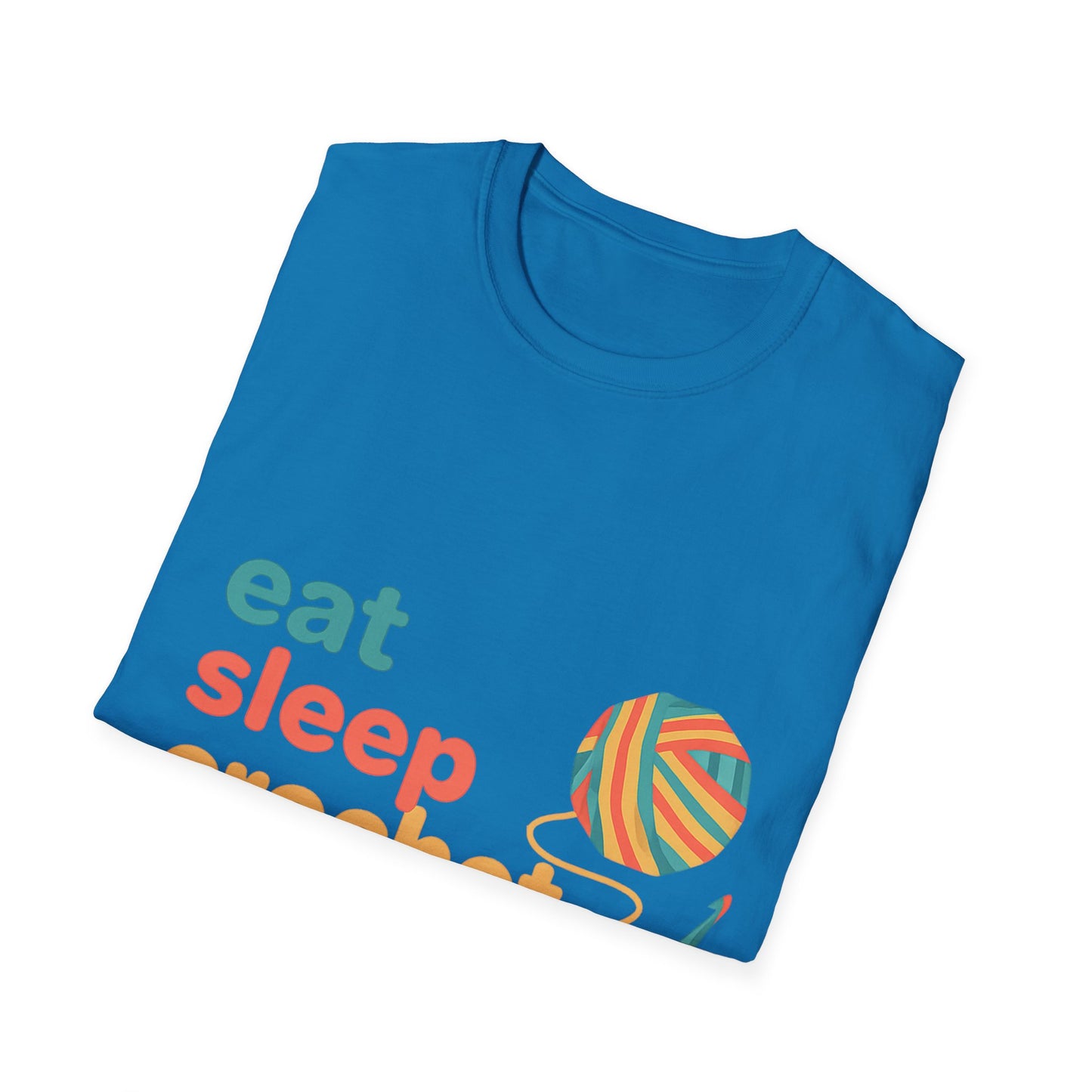 Eat Sleep Crochet Repeat T‑Shirt