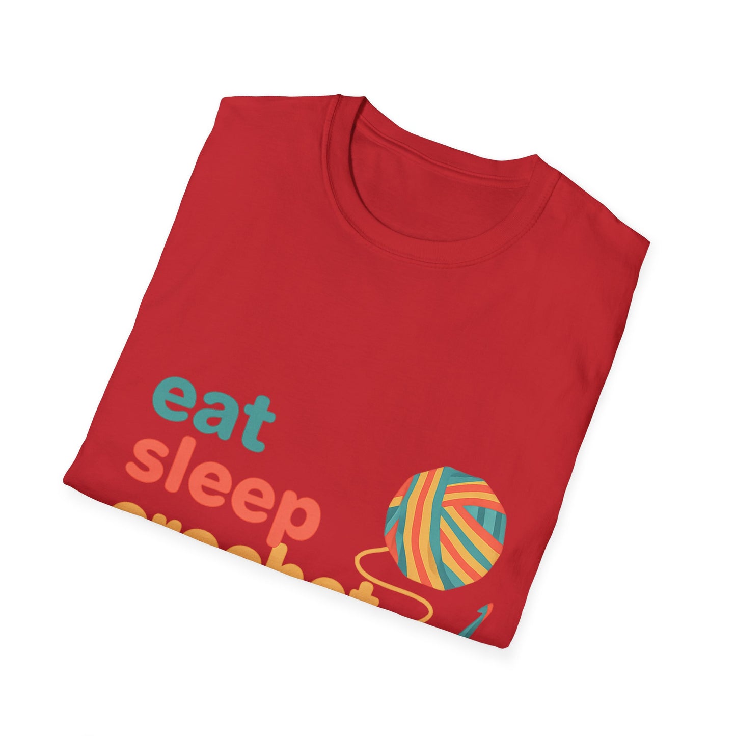 Eat Sleep Crochet Repeat T‑Shirt