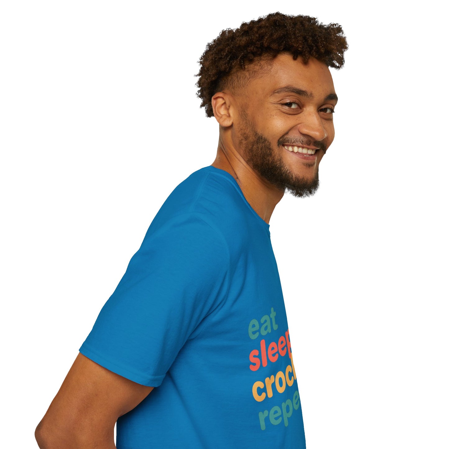 Eat Sleep Crochet Repeat T‑Shirt
