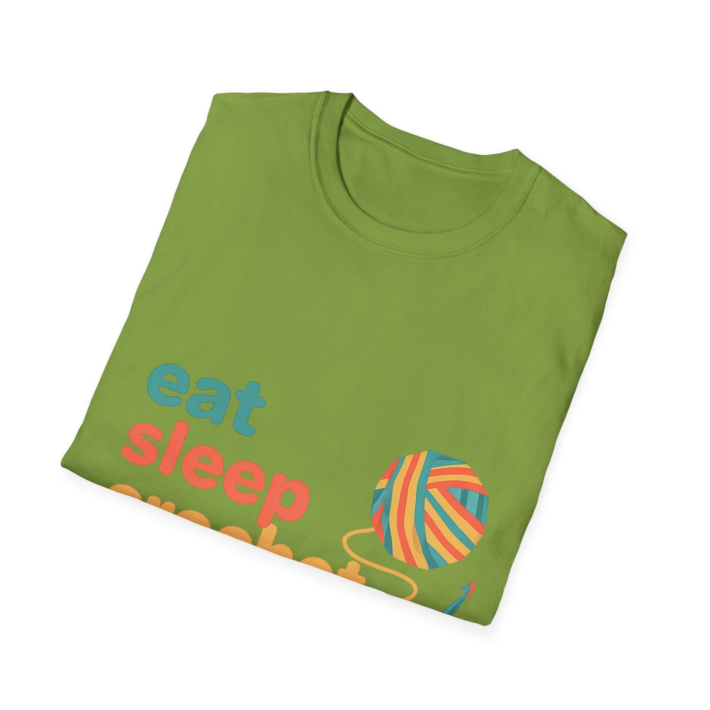 Eat Sleep Crochet Repeat T‑Shirt